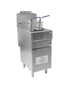 101061 - GF90 18L Single Tank Gas Fryer with Twin Baskets