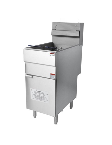 101061 - GF90 18L Single Tank Gas Fryer with Twin Baskets