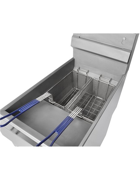 101061 - GF90 18L Single Tank Gas Fryer with Twin Baskets