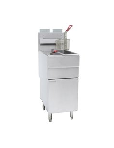 101070 - GF120T 4 Burner Twin Tank Gas Fryer with Twin Baskets