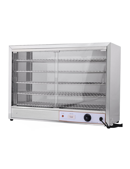 101038 - Pie Cabinet and Warmer with 5 Shelves