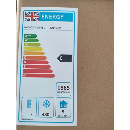 221002 - Upright Single Freezer - 620L (GN650BT)