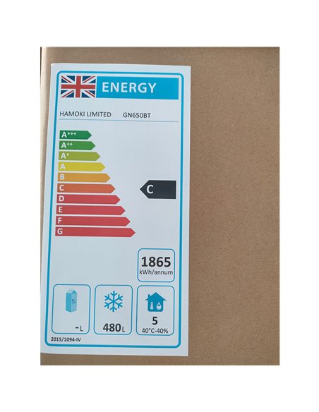 221002 - Upright Single Freezer - 620L (GN650BT)