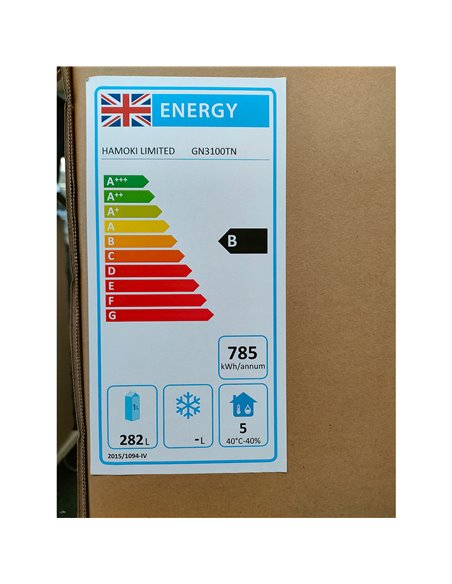 221011 - 3 Door Refrigerated Counter - 418L (GN3100TN)