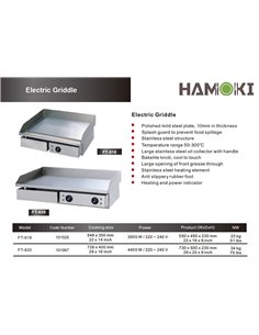 101067 - Electric Countertop Griddle - Single Flat Top 73cm 2