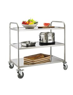 301004 - Service Trolley 3 Tier With Round Tube 2