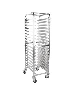 301006 - Multifunctional Racking Trolley 18 Shelves for Both GN Pan 1/1 , 40x60 cm Trays 2