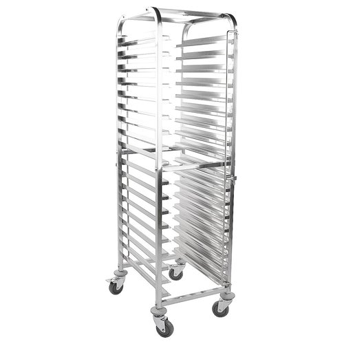 301006 - Multifunctional Racking Trolley 18 Shelves for Both GN Pan 1/1 , 40x60 cm Trays