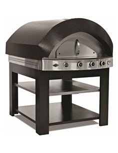 Gas Pizza and Pita Oven 600x600 with Stand | Stalwart DA-ASPLFD5-PLSD5B