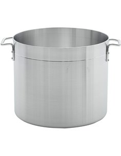 Professional Stock Pot with Lid Aluminium 18 litres | Stalwart DA-ALSTP20