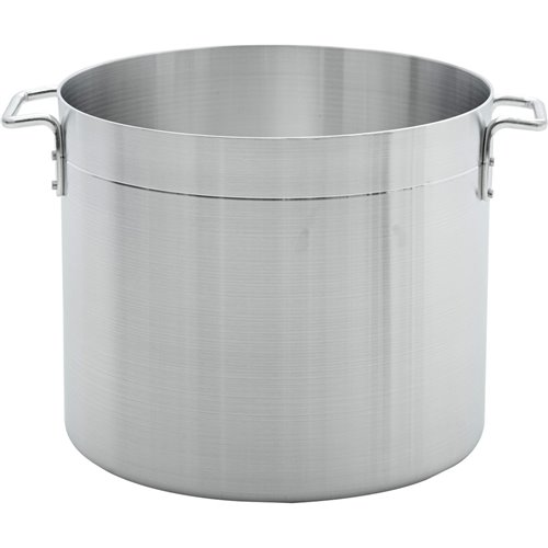 Professional Stock Pot with Lid Aluminium 75 litres | Stalwart DA-ALSTP80
