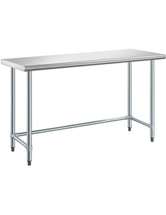 Commercial Work table Stainless steel No bottom shelf 1830x760x900mm | Stalwart DA-WTGOB3072418