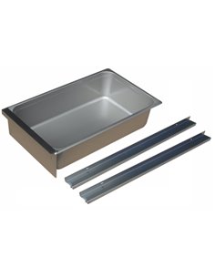 Stainless Steel Drawer for Commercial Work table 401x554x127mm | Stalwart DA-EDR1520