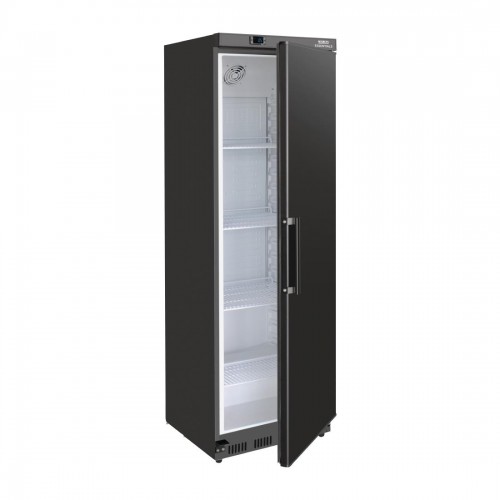 Essentials Commercial Upright Refrigerator Black - 400Ltr