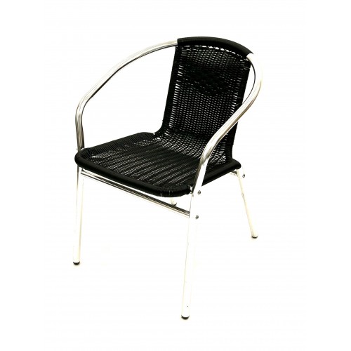 Black Rattan Garden Set – Round...