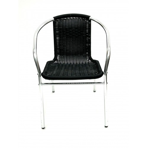 Black Rattan Garden Set – Round...