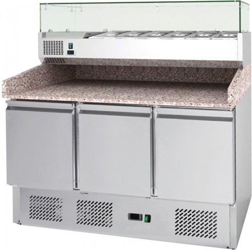 Pizza counter 3 doors Depth 700mm | Stalwart DA-S903PZ