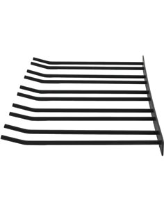 Wine Glass Rack Black Wall mounted Length 300mm 15 wine glasses | Stalwart DA-WGA58500300B 2