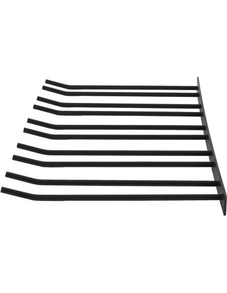 Wine Glass Rack Black Wall mounted Length 300mm 15 wine glasses | Stalwart DA-WGA58500300B