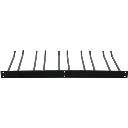 Wine Glass Rack Black Wall mounted Length 300mm 15 wine glasses | Stalwart DA-WGA58500300B