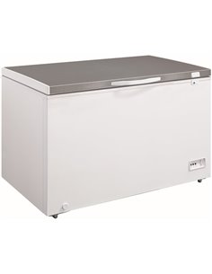 Chest freezer Solid Stainless steel lid 282 litres | Stalwart DA-XF302JA