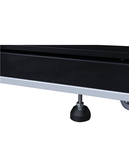 Commercial Bottle cooler Upright 773 litres Fan cooling Twin hinged doors Black Canopy Light | Stalwart DA-LG805BBLACK