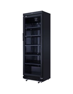 Commercial Drink cooler Upright 402 litres Dynamic cooling Hinged glass door Black | Stalwart DA-LG402PFBLACK 2