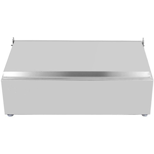 Commercial Condiment Holder with lid including 3xGN1/4-100mm containers Stainless steel | Stalwart DA-CHE03AFL