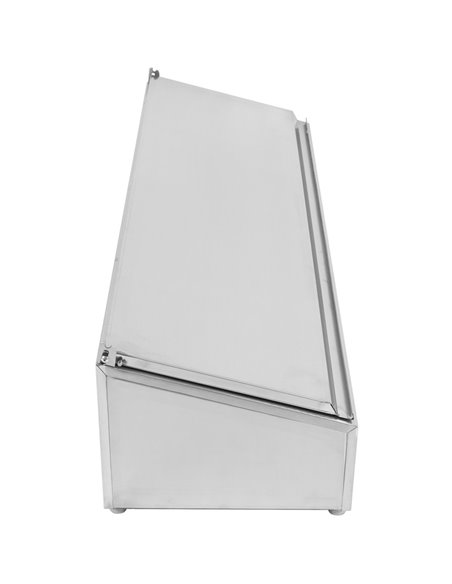 Commercial Condiment Holder with lid including 4xGN1/4-150mm containers Stainless steel | Stalwart DA-CHE04ADFL