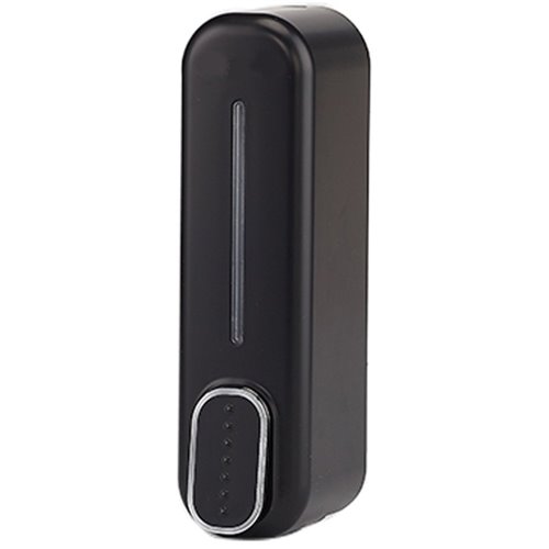 Commercial Wall Mounted Manual Soap Dispenser Black | Stalwart DA-HSDF7020BLACK