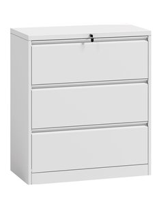 Professional Filing Cabinet 3 drawer 900x460x1015mm White | Stalwart DA-HDKL03