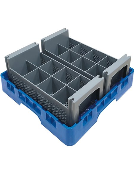 Cutlery insert basket 8 compartments 195 x 450 x 185mm | Stalwart DA-CKB8