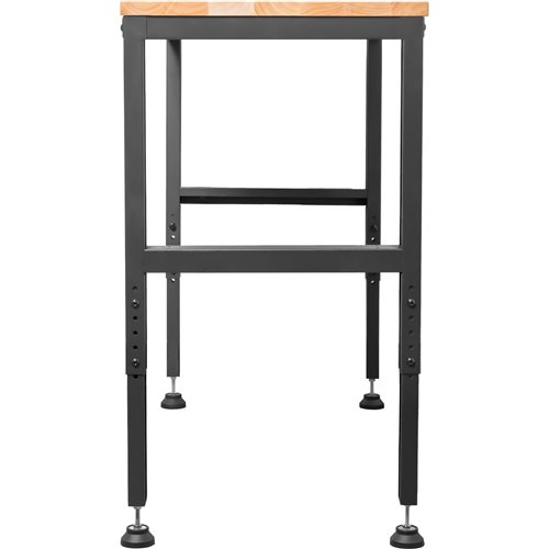Professional Steel Workbench with Rubberwood Worktop Width 1220mm | Stalwart DA-WB4824