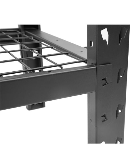 Professional Heavy Duty Steel Workbench with Rubberwood Worktop 800kg Width 1520mm with Undershelf | Stalwart DA-WB6024