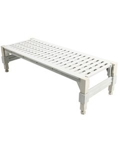 Commercial Dunnage Rack 1525x610x225mm 450kg loading Iron &amp Polypropylene | Stalwart DA-WHPDSPA60181061 2