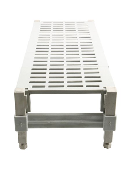 Commercial Dunnage Rack 1825x610x225mm 450kg loading Iron &amp Polypropylene | Stalwart DA-WHPDSPA72181061