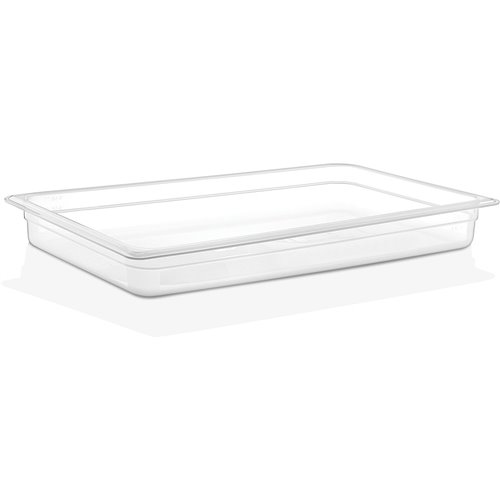 Polypropylene Gastronorm Pan GN1/1 Depth 65mm Clear 6 litres | Stalwart DA-GNPP1165