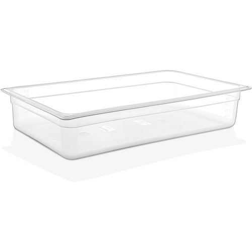 Polypropylene Gastronorm Pan GN1/1 Depth 100mm Clear 12 litres | Stalwart DA-GNPP11100