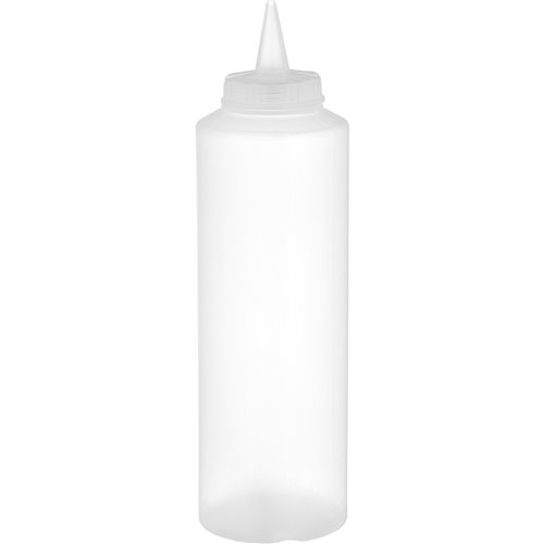 Squeeze Sauce Bottle 500ml/18oz Clear | Stalwart DA-GPS500