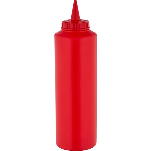 Squeeze Sauce Bottle 500ml/18oz Red | Stalwart DA-GPS500R