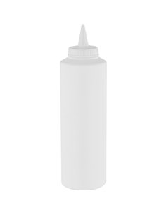 Squeeze Sauce Bottle 500ml/18oz White | Stalwart DA-GPS500W
