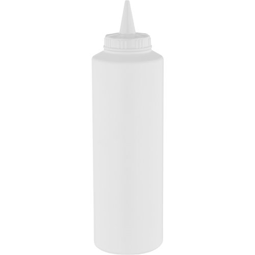 Squeeze Sauce Bottle 500ml/18oz White | Stalwart DA-GPS500W