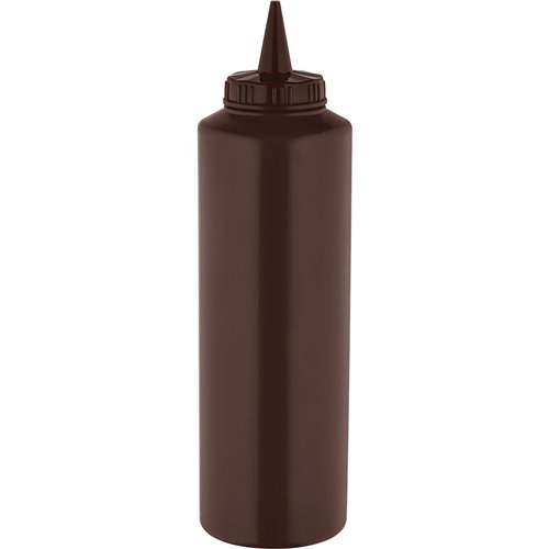 Squeeze Sauce Bottle 500ml/18oz Brown | Stalwart DA-GPS500BR