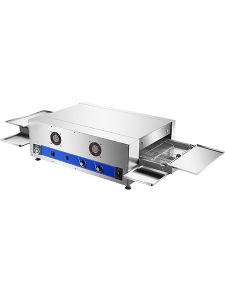 Commercial Conveyor Pizza oven 20 pizzas of 18'' per hour | Stalwart DA-HEP18