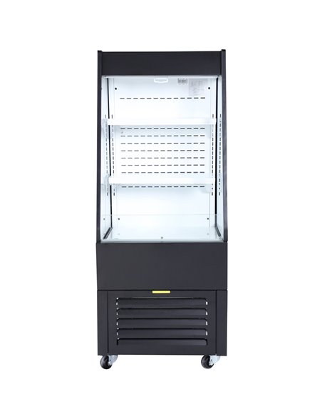 Multi Deck Refrigerator 200 litres with Night Curtain Black 600x700x1540mm | Stalwart DA-LG1000M2W
