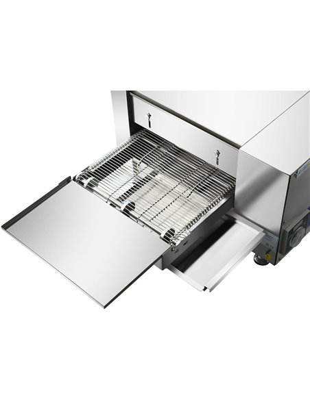 Commercial Conveyor Pizza oven 16 pizzas of 12'' per hour | Stalwart DA-HEP12