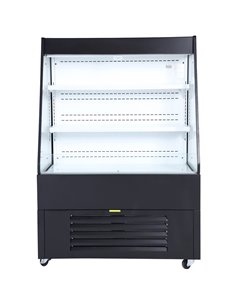 Multi Deck Refrigerator 300 litres with Night Curtain Black 900x700x1540mm | Stalwart DA-LG1200M2W 2