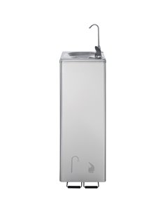 Commercial Stainless Steel Drinking Water Fountain with Foot Pedal Control, Drinking Tap &amp Bottle Tap | Stalwart DA-YL600C2P 2