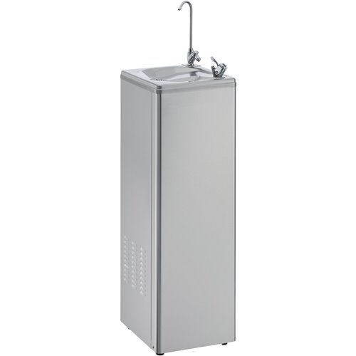 Commercial Stainless Steel Drinking Water Fountain with Drinking Tap and Bottle Tap | Stalwart DA-YL600C