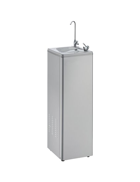 Commercial Stainless Steel Drinking Water Fountain with Drinking Tap and Bottle Tap | Stalwart DA-YL600C